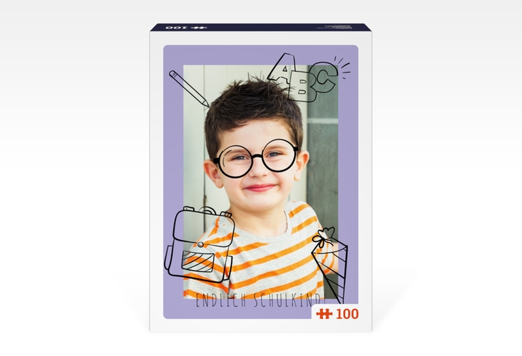 Fotopuzzle 100 Teile Schaberbnack 100 Teile flieder