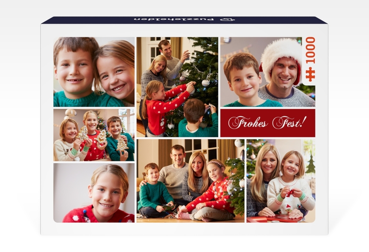 Fotopuzzle 1000 Teile Weihnachtsduft 1000 Teile rot